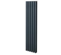 Radiateur à Colonne Ovale - 1600mm x 360mm - Gris Anthracite Monstershop