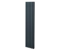 Radiateur à Colonne Ovale - 1800mm x 360mm - Gris Anthracite Monstershop