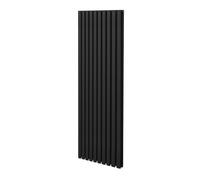 Radiateur à Colonne Ovale - 1800mm x 600mm - Noir Monstershop