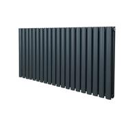 Radiateur à Colonne Ovale - 600mm x 1200mm - Gris Anthracite Monstershop