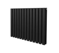 Radiateur à Colonne Ovale - 600mm x 780mm - Noir Monstershop