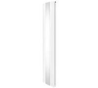 Radiateur à Colonne Ovale avec Miroir - 1800mm x 380mm - Blanc Blanc G