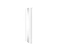 Radiateur à Colonne Ovale avec Miroir - 1800mm x 500mm - Blanc Blanc G