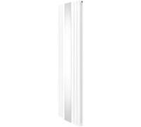Radiateur à Colonne Ovale avec Miroir - 1800mm x 500mm - Blanc