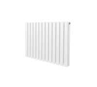 Radiateur à Colonne Ovale Chauffage Horizontal Blanc 600mm x 780mm