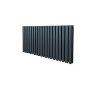 Radiateur à Colonne Ovale - 600mm x 1200mm - Gris Anthracite Monstershop
