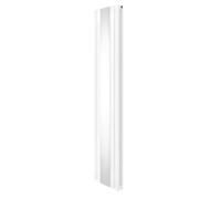 Radiateur à Colonne Ovale avec Miroir - 1800mm x 380mm - Blanc