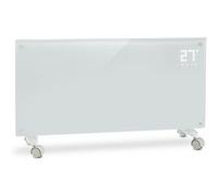 Radiateur électrique - Klarstein - 2000 W - convecteur électrique programmable - convecteur mobile - chauffage d'appoint - blanc