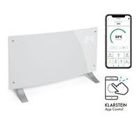 Radiateur électrique - Klarstein - Bornholm Single Smart - 2000/1000 W - Programmable - Mobile - Blanc