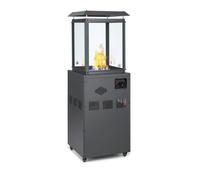 Radiateur à gaz - BLUMFELDT - Flagranti - 8 kW - Gris - Acier inoxydable