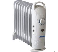 Radiateur à Huile, 1000W, 9 Éléments, Régulateur Température, Faible Cnsommation Mesko MS 7805 1000W Blanc