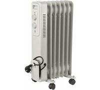 Radiateur à Huile 6 modules JATA Blanc 1500 W Blanc