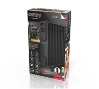 CAMRY PREMIUM CR7813 Chauffage électrique à huile Puissance 2500W 11 ailettes Affichage LED, 3 réglages de puissance, minuterie, télécommande, roulettes