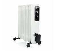 Ka-5181 2000w 27m² thermostat réglable 3 réglages de chauffe métal blanc