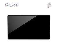 Radiateur à inertie CAMPAVER Nativ Horizontal 1000W finition Noir astrakan - INTUIS SIGNATURE K161123