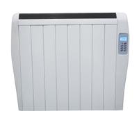 Radiateur à inertie céramique haute performance - CHEMIN'ARTE - 1000 W - Chaleur douce - Blanc