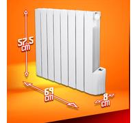 Radiateur À Inertie Fluide 1200w 8 Élém. Warm Tech