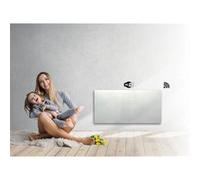 Radiateur à inertie pierre avec porte serviettes - Dual Kherr Curve 2.0 vertical - 1500W - G