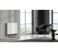 Radiateur à inertie Pierre + Film 1000W Blanc Gris