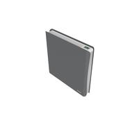 Radiateur à inertie Pierre + Film 1000W Gris Blanc