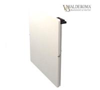 Radiateur à inertie TACTILO Carré Blanc Quartz 800W - Valderoma BZ0800A