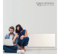 Radiateur à inertie TACTILO Horizontal Blanc Quartz 1500W - Valderoma BZ1500A