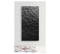 Radiateur à inertie Touch Silicium Ardoise Noire 1300W Vertical - Valderoma AN13VET
