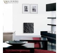 Radiateur à inertie Touch Silicium Ardoise Noire 800W Horizontal - Valderoma AN0800T