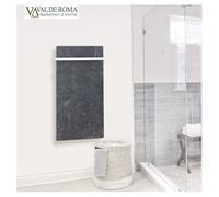 Radiateur à inertie Touch Silicium Natura Noir 1300W Vertical - Valderoma NN13VET