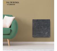 Radiateur à inertie Wifi Natura Noir 800W Carré - Valderoma NN0800W