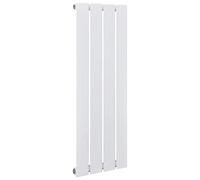 Radiateur à panneau blanc 311 × 900 mm, puissance 350 W, acier revêtu par pulvérisation, 4 colonnes, convient pour salon, chambre à coucher, bureau, économie d'énergie et silencieux avec option