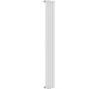 Radiateur à panneau plat Nore 438 W acier 160 x 24 cm blanc [neu.haus] Blanc