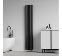 Radiateur à panneaux double NEU.HAUS - Noir - 1122 W - 180 x 30 x 8 cm