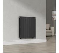 Radiateur à panneaux double NEU.HAUS Nore 809 W acier noir - design moderne et intemporel