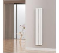 Radiateur à panneaux double Nore 1006 W acier 160 x 30 cm blanc