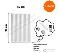 Radiateur Acier H.90 x L.50 cm Stelrad 1198W T22