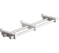 Radiateur Amovible Séchoir à Linge 2 Barres à Linge avec Bras Mobiles Réglables Et 8 Crochets Clips Porte-Serviettes De Radiateur pour Le Séchage des Vêtements, Gold, Double pole-70cm