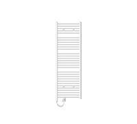 ECD Germany Radiateur avec Elément Chauffant Electrique 900W - 600 x 1800 mm - Blanc - Connexion Latéral - Forme Droit - Kit Montage Mural Inclus - Sèche-Serviettes Sahara pour Salle de Bain