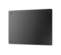 Radiateur avec panneau en verre et commande WiFi App PURLINE PANEL GLASS1000 Noir Noir