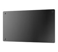 Radiateur avec panneau en verre et commande WiFi App PURLINE PANEL GLASS1500 Noir Noir
