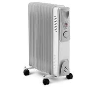 Radiateur bain d huile 2000W - 9 élements, 3 niveaux de chauffe - Warm Tech