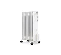 Radiateur bain d'huile électrique - 2000 Watts - OCEANIC - 3 puissances - 9 éléments - Mobile - Blanc