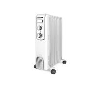 Radiateur bain d'huile 2000w blanc Scholtes schv709b