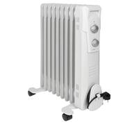 Radiateur bain d'huile RA 3736, 9 éléments, blanc