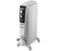 radiateur bain d'huile avec thermostat réglable 1500 W Blanc