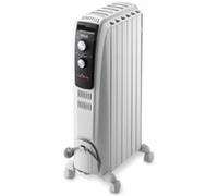 radiateur bain d'huile avec thermostat réglable 1500 W Blanc