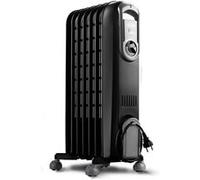 De’Longhi V550715.BG appareil de chauffage Intérieure Beige, Noir 1500 W Chauffage électrique à bain d’huile