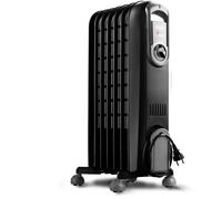 De’Longhi V550715.BG appareil de chauffage Intérieure Beige, Noir 1500 W Chauffage électrique à bain d’huile