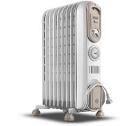 DE LONGHI V550918TWB Radiateur A Huile 1800 Watt 3LIV.POT. 9 Éléments 50MC Timer
