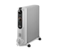 De’Longhi Radia-s Easytronic Intérieure Noir, Blanc 2500 W Chauffage électrique à bain d’huile